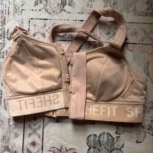 SHEFIT high impact adjustable sports bra.